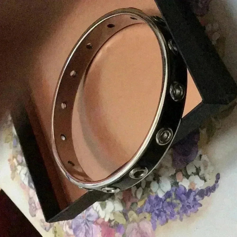 Coach Black and Silver Bracelet